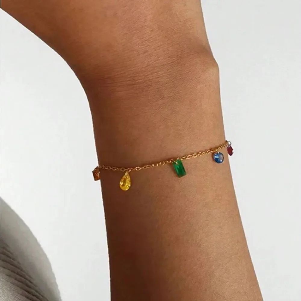 Gemstone bracelet  #1536
